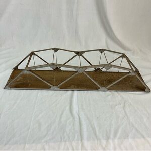 27" Vintage Weathered Trestle Bridge for Model O Train Scenery